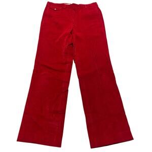 Vintage 90s Polo University Ralph Lauren Classic Red Corduroy Pants Mens 36x32